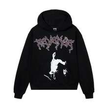 Load image into Gallery viewer, NINE MONTHS RHINESTONE HOODIE BLACK