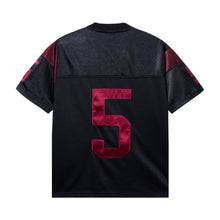 Load image into Gallery viewer, ROSE FOOTBALL JERSEY BLACK/RED