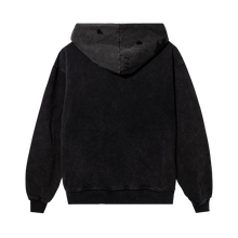 Load image into Gallery viewer, STENCIL LOGO ZIP VINTAGE WASHED BLACK