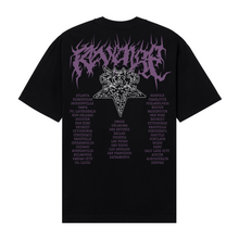 Load image into Gallery viewer, METAL TOUR TEE BLACK/PURPLE
