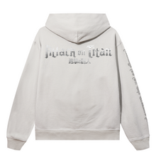 Load image into Gallery viewer, TRIO LIGHTNING HOODIE CEMENT/BLACK