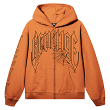 Load image into Gallery viewer, WEB CROSS ZIP ORANGE/BLACK