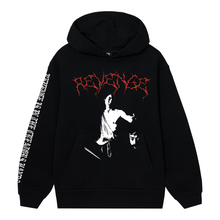 Load image into Gallery viewer, NINE MONTHS HOODIE BLACK/RED