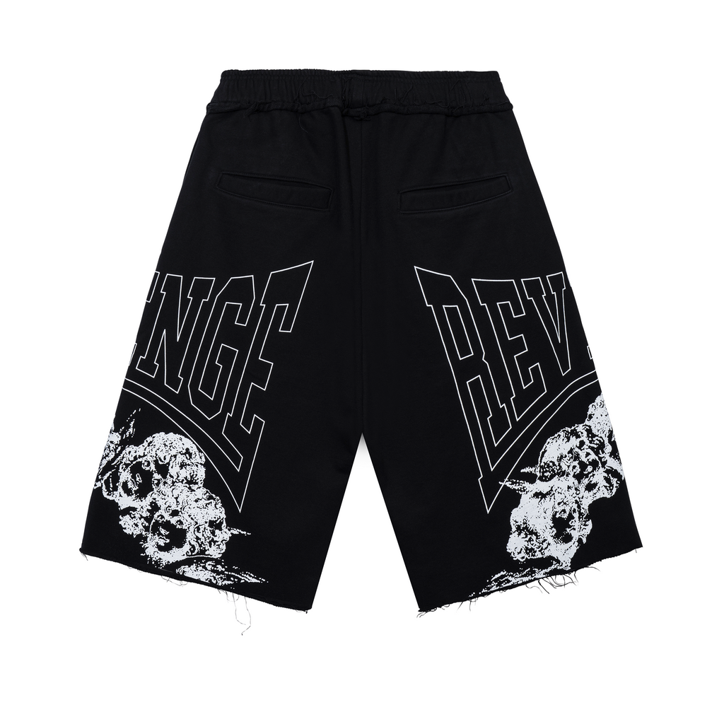 GUARDIAN ANGEL SWEATSHORTS WASHED BLACK