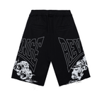 GUARDIAN ANGEL SWEATSHORTS WASHED BLACK