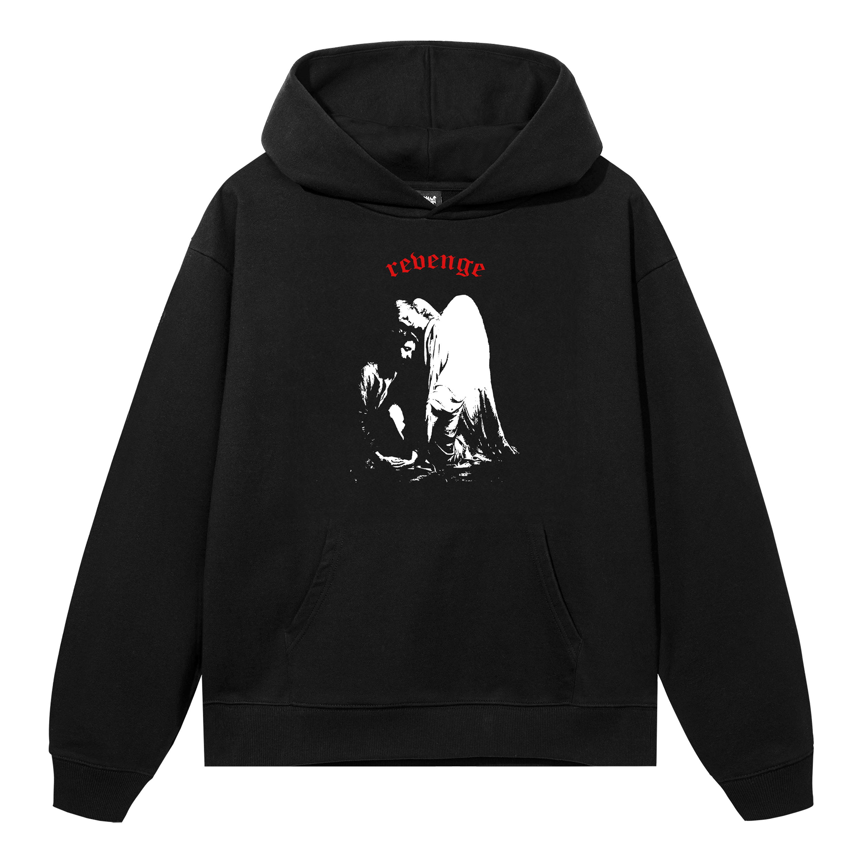 X ANGEL HOODIE BLACK – Revenge Official