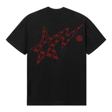 Load image into Gallery viewer, BAESTA TEE BLACK/RED
