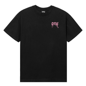 BASIC TEE BLACK/PINK