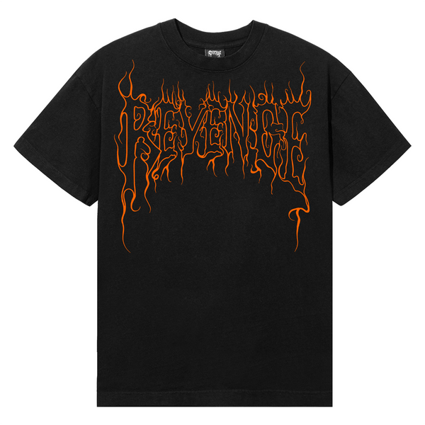 CRADLE OF BONES TEE BLACK/ORANGE