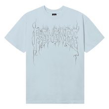 Load image into Gallery viewer, CRADLE OF BONES TEE BABY BLUE/GREY
