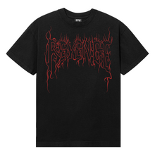 Load image into Gallery viewer, CRADLE OF BONES TEE BLACK/RED
