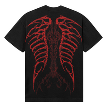 Load image into Gallery viewer, CRADLE OF BONES TEE BLACK/RED
