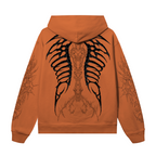 CRADLE OF BONES HOODIE ORANGE/BLACK