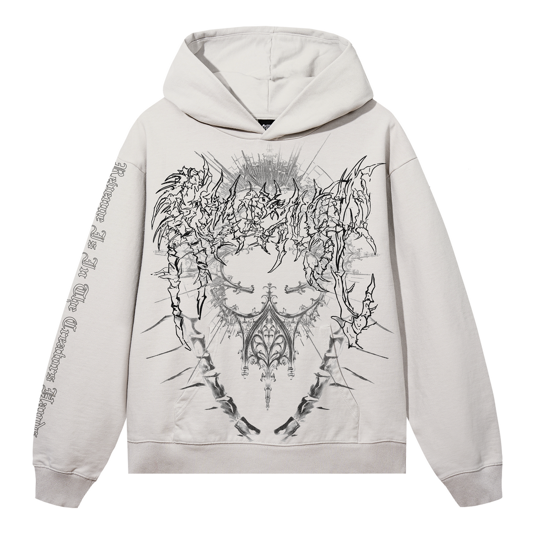 CRUCIBLE HOODIE CEMENT
