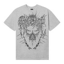 Load image into Gallery viewer, CRUCIBLE TEE HEATHER GREY/BLACK

