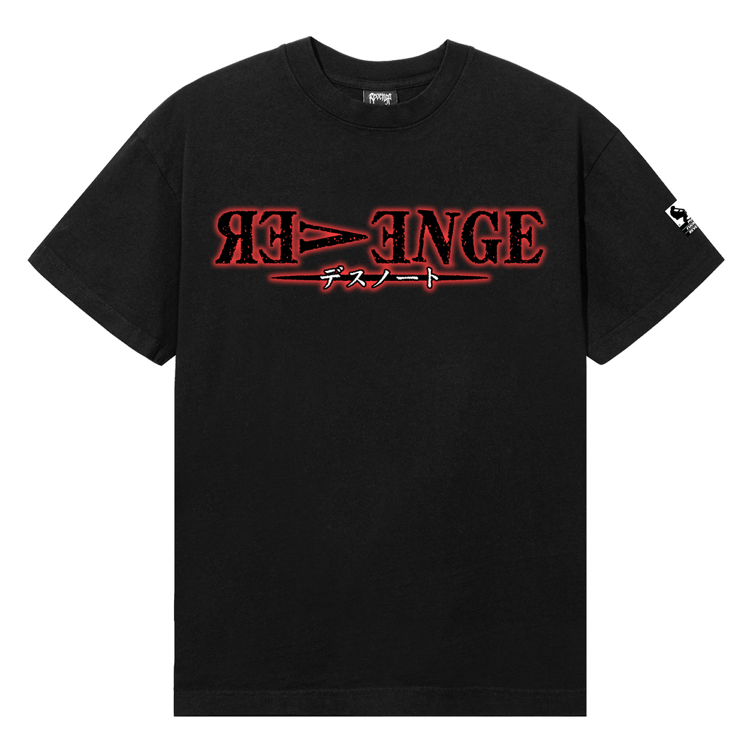 L TEE BLACK/RED