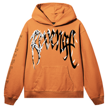 Load image into Gallery viewer, DOVE HOODIE ORANGE/WHITE
