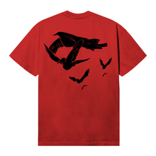 Load image into Gallery viewer, DOVE TEE RED/BLACK
