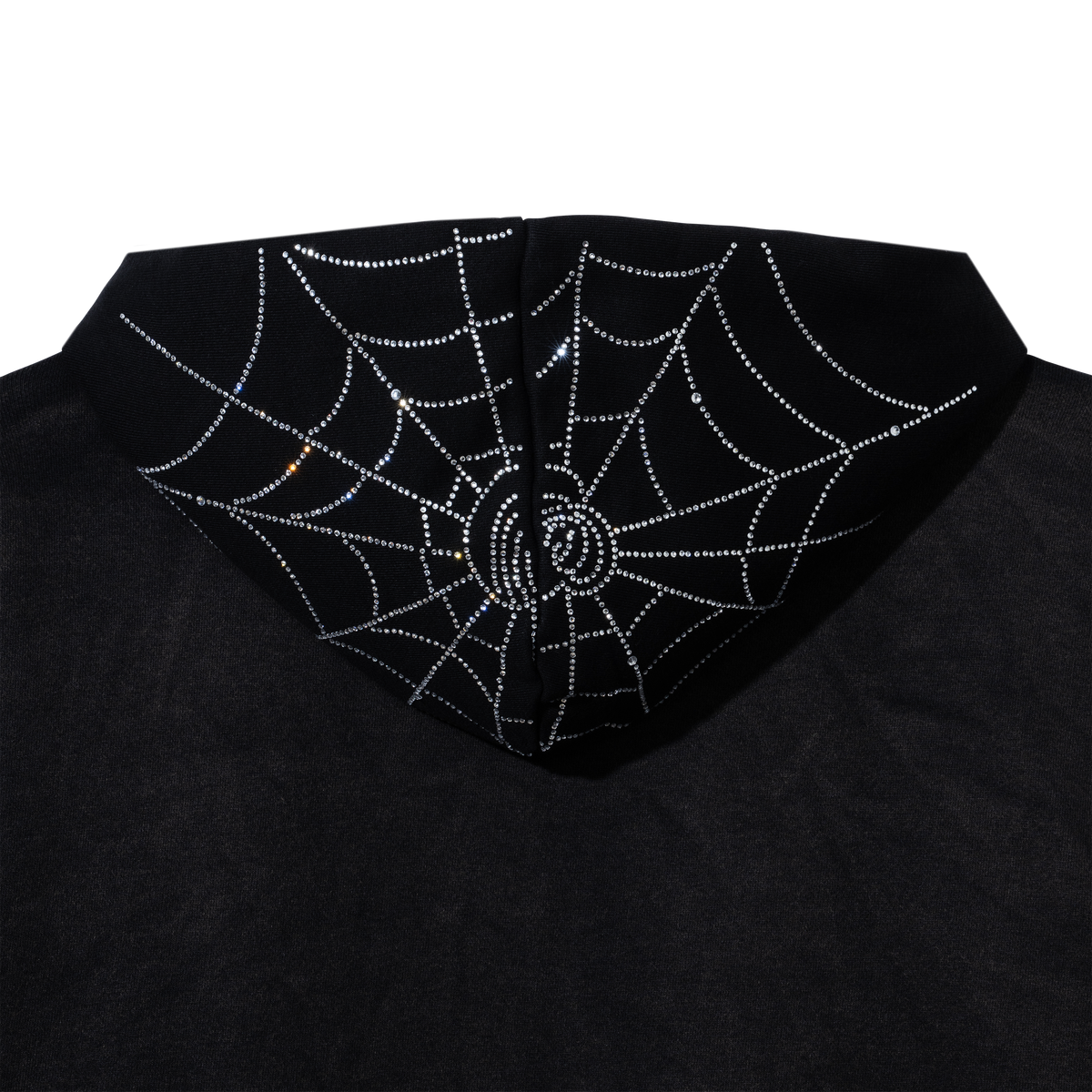 ARACHNID BEJEWELED ZIP WASHED BLACK/CRYSTAL