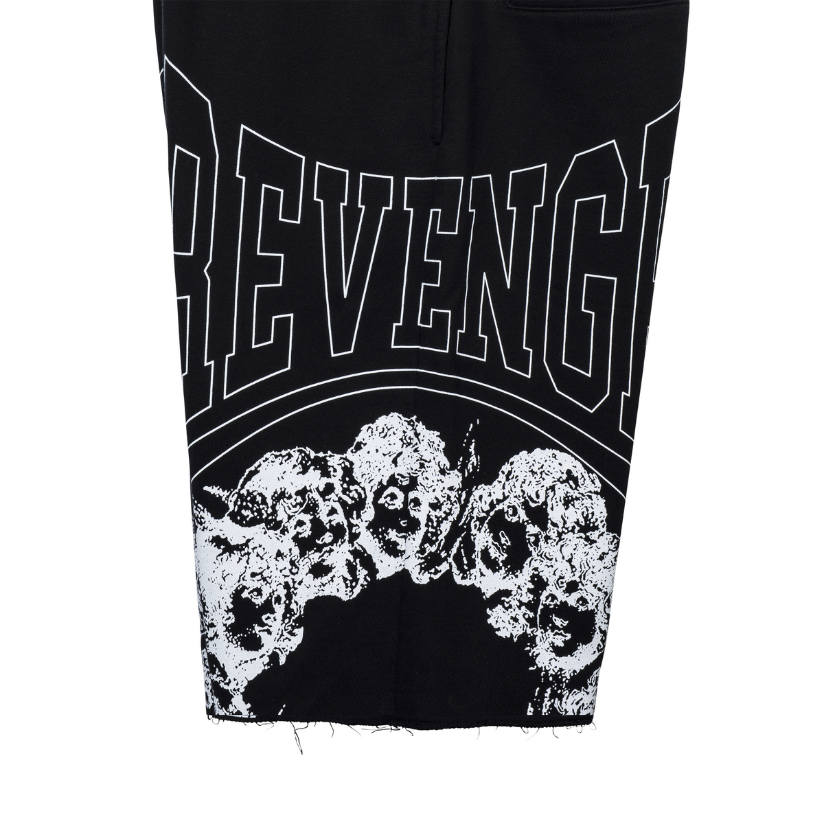 GUARDIAN ANGEL SWEATSHORTS WASHED BLACK