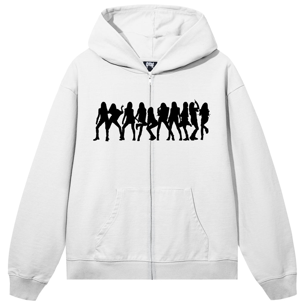 <3ri ZIP WHITE
