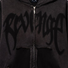 Load image into Gallery viewer, STENCIL LOGO ZIP VINTAGE WASHED BROWN
