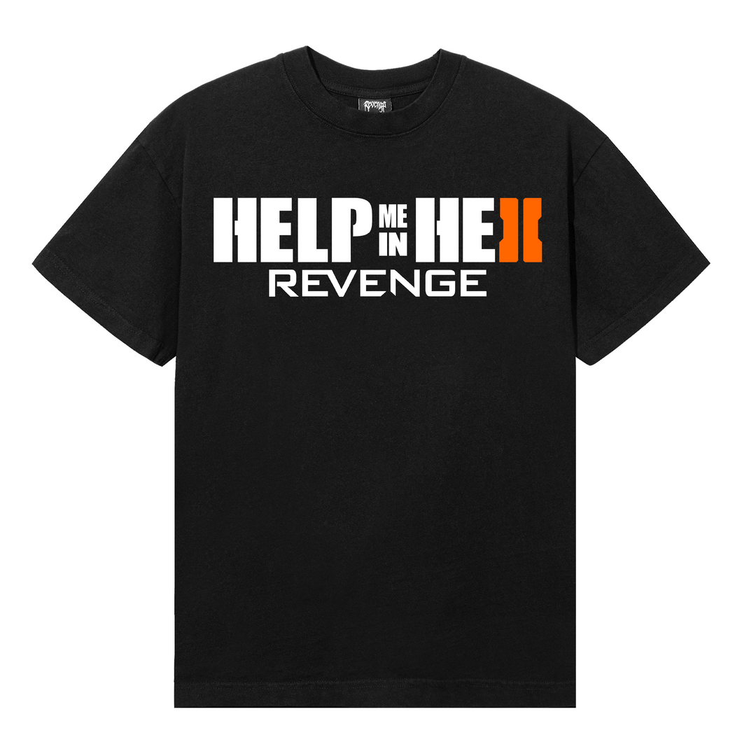 SPLITSCREEN TEE BLACK