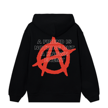 Load image into Gallery viewer, NINE MONTHS HOODIE BLACK/RED
