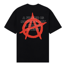 Load image into Gallery viewer, NINE MONTHS TEE BLACK/RED
