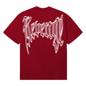 X THE SACRIFICE OF ISAAC TEE RED