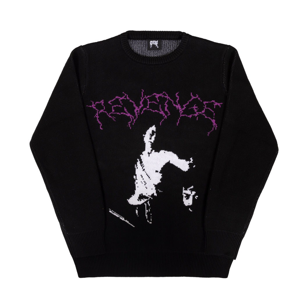 DAVID AND GOLIATH BLACK KNIT