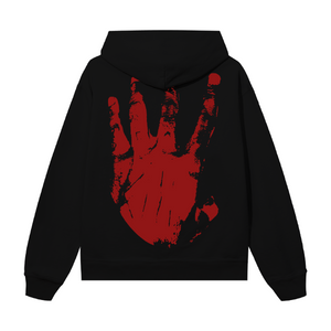 X KILL HOODIE BLACK/RED