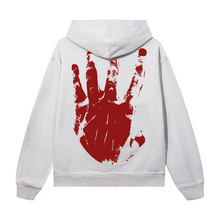 Load image into Gallery viewer, X KILL OUTLINE HOODIE CEMENT/RED
