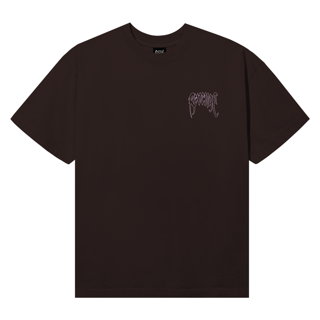 X KILL TEE BROWN/PINK