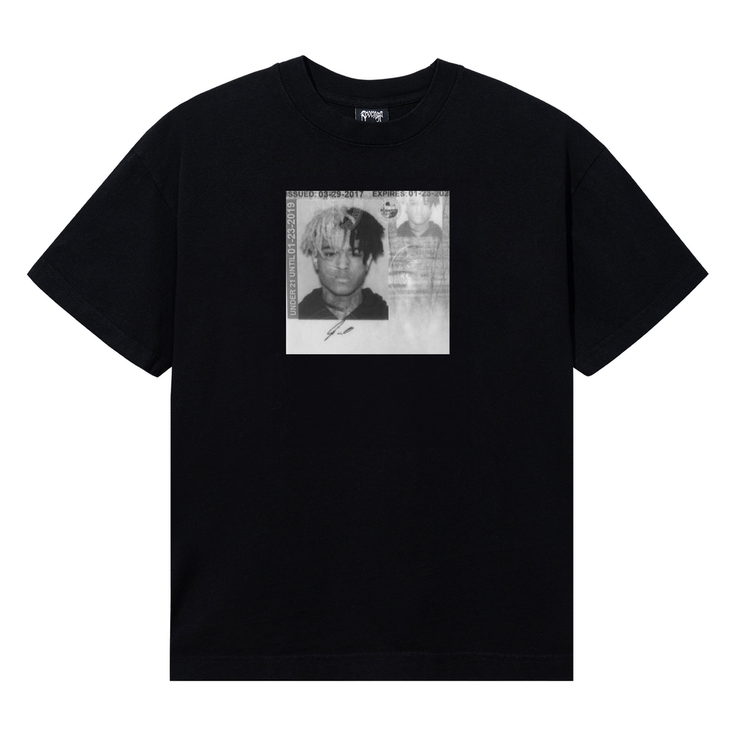 X DRIVER'S LICENSE TEE BLACK