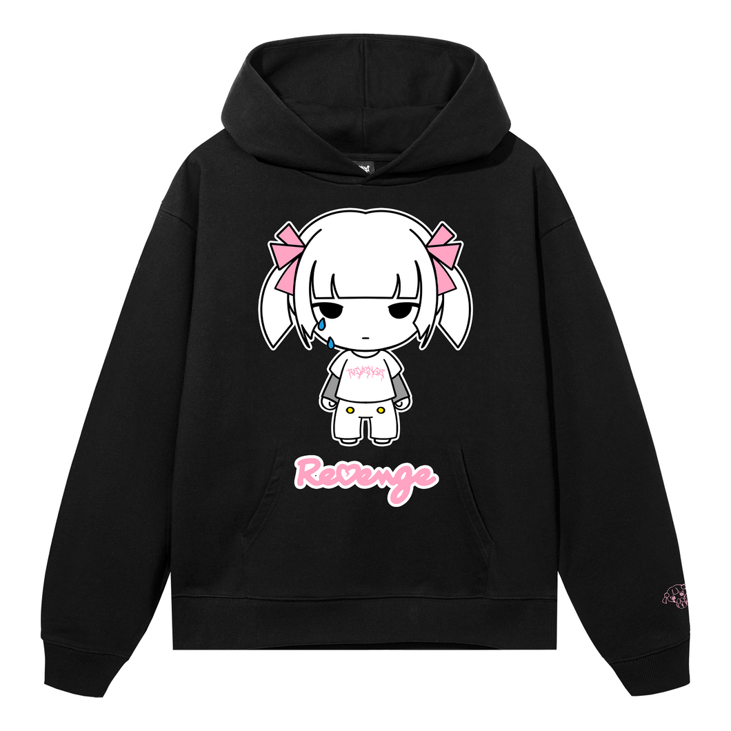 RAVEN HOODIE BLACK