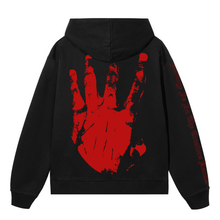 Load image into Gallery viewer, X LIGHTNING KILL HOODIE BLACK/RED
