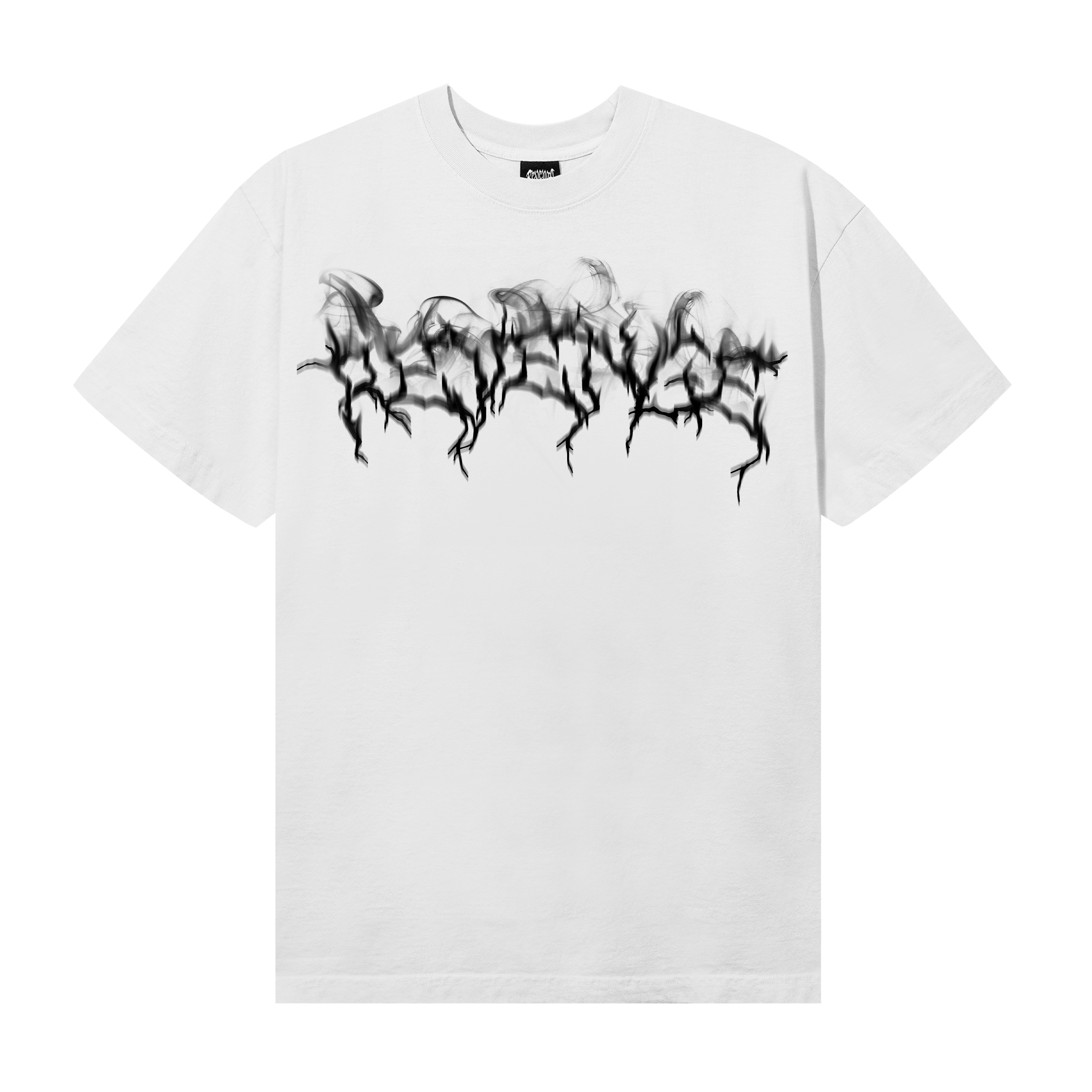 Tシャツ・カットソー Revenge Lightning Smoke Tee SMOKE LIGHTNING LOGO TEE WHITE – Revenge Official