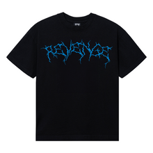 Load image into Gallery viewer, X LIGHTNING HEARTBREAK TEE BLACK/BLUE
