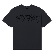 Load image into Gallery viewer, X LIGHTNING HEARTBREAK TEE VINTAGE BLACK/BLACK
