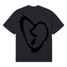 Load image into Gallery viewer, X LIGHTNING HEARTBREAK TEE VINTAGE BLACK/BLACK
