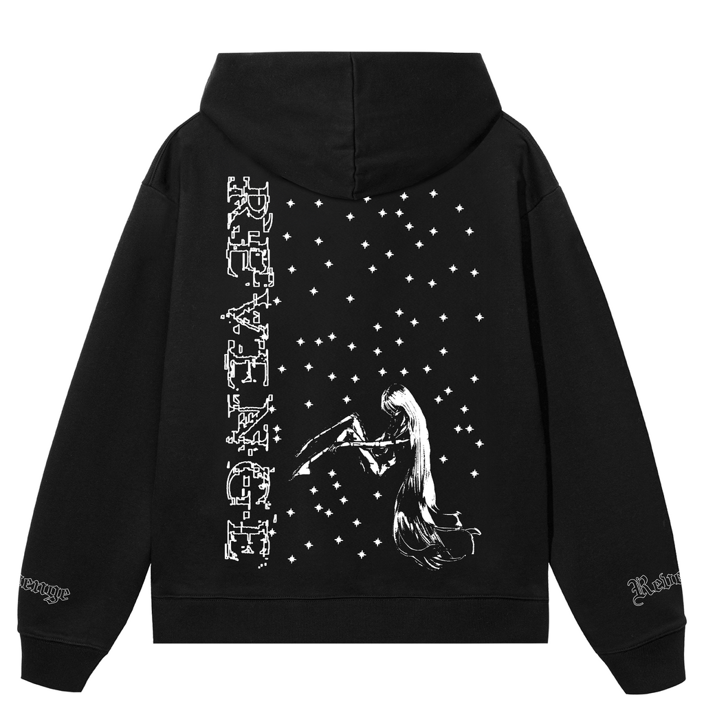 FALLEN ANGEL ZIP BLACK
