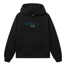 Load image into Gallery viewer, MEMORY CARD HOODIE BLACK/BLUE
