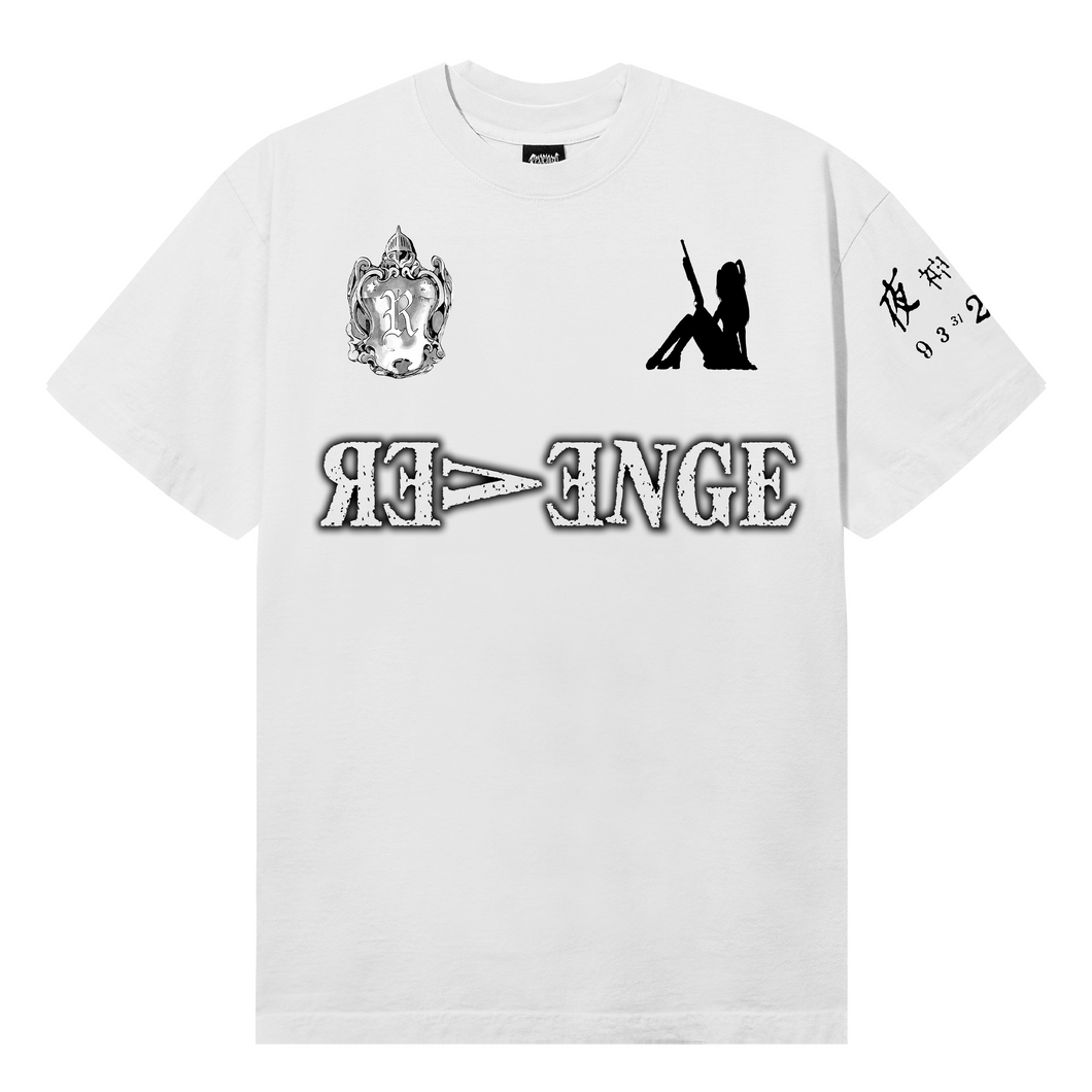 D1E TEE WHITE/BLACK