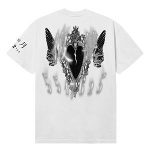 D1E TEE WHITE/BLACK