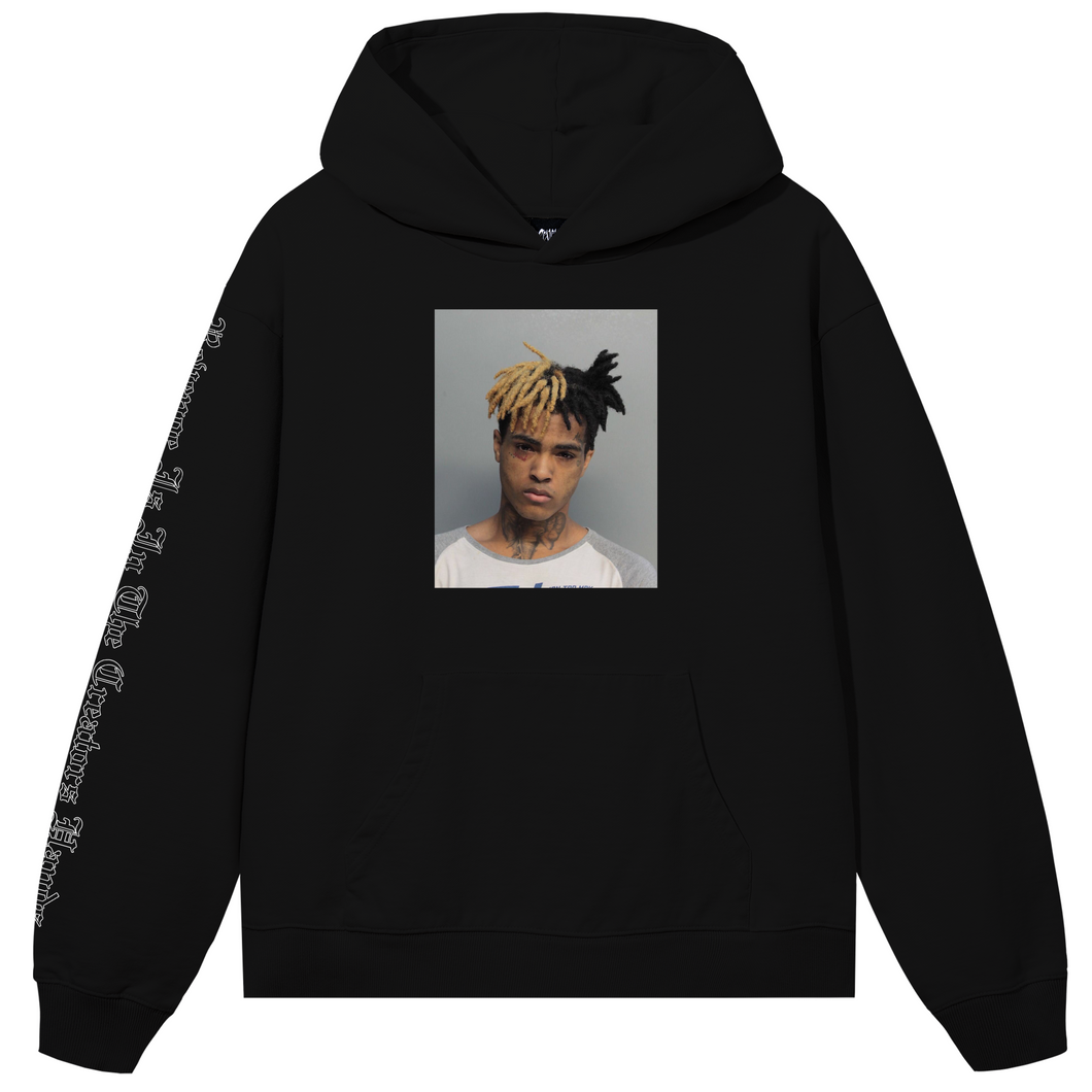 X MUGSHOT HOODIE BLACK