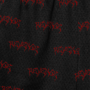 X MASSACRE SHORTS BLACK/RED