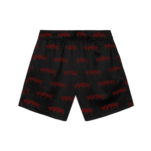 X MASSACRE SHORTS BLACK/RED