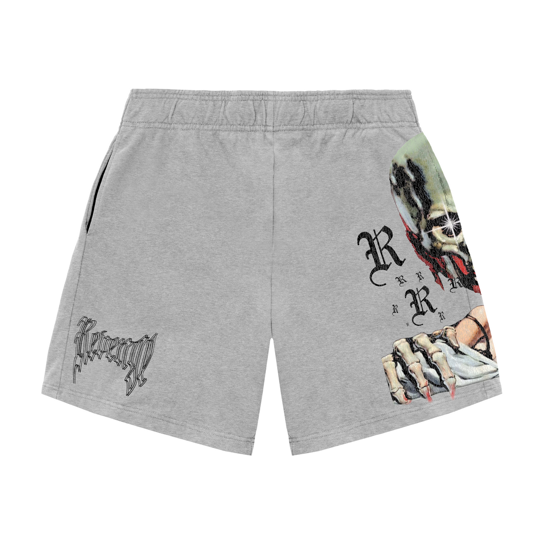 PARALYSIS SHORTS HEATHER GREY