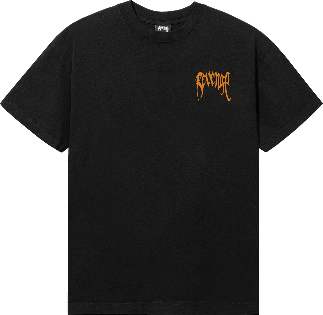 ARCH LOGO TEE BLACK/DARK ORANGE